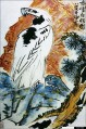 Águila de Li kuchan en el árbol chino tradicional